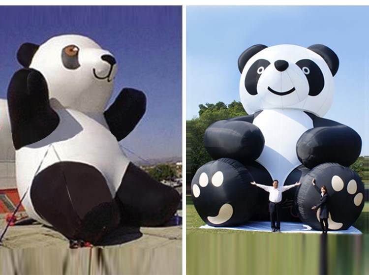 万宁充气熊猫展示